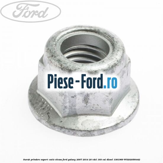 Surub prindere suport cutie viteza Ford Galaxy 2007-2014 2.0 TDCi 163 cai #0A1508B369