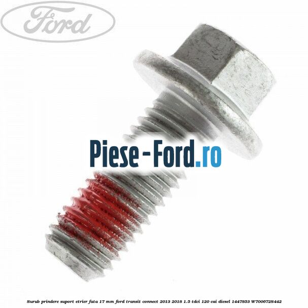 Surub prindere aparatoare etrier fata Ford Transit Connect 2013-2018 1.5 TDCi 120 cai diesel