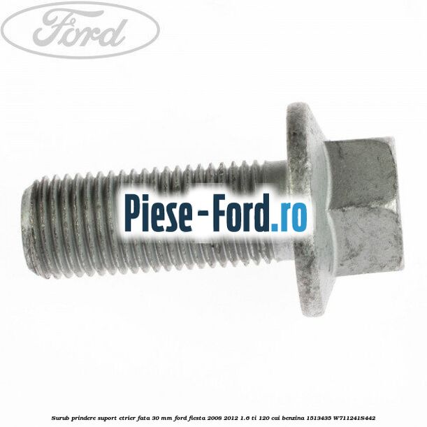 Surub prindere suport etrier fata 30 mm Ford Fiesta 2008-2012 1.6 Ti 120 cai benzina