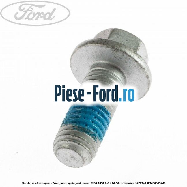 Surub prindere suport etrier punte spate Ford Escort 1990-1995 1.6 i 16 88 cai benzina #3A913B6B93