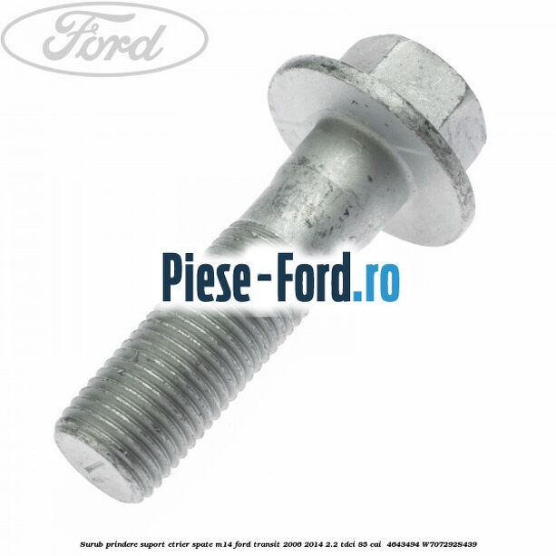 Surub prindere suport etrier spate M14 Ford Transit 2006-2014 2.2 TDCi 85 cai  #E4AE1AD84F