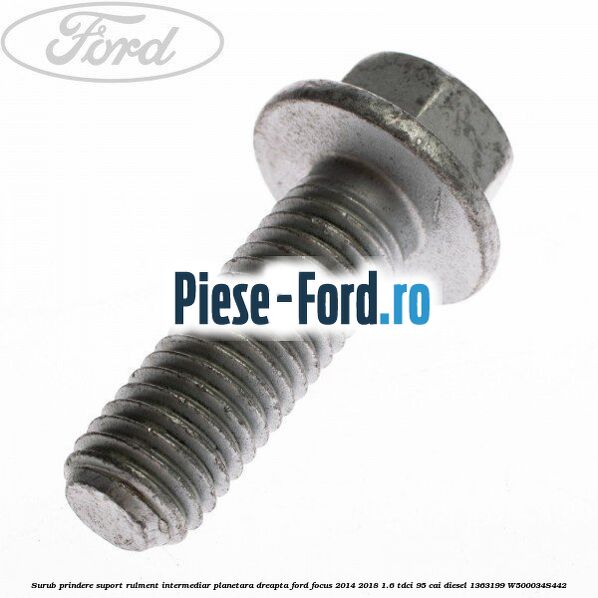 Surub prindere suport rulment intermediar planetara dreapta Ford Focus 2014-2018 1.6 TDCi 95 cai diesel