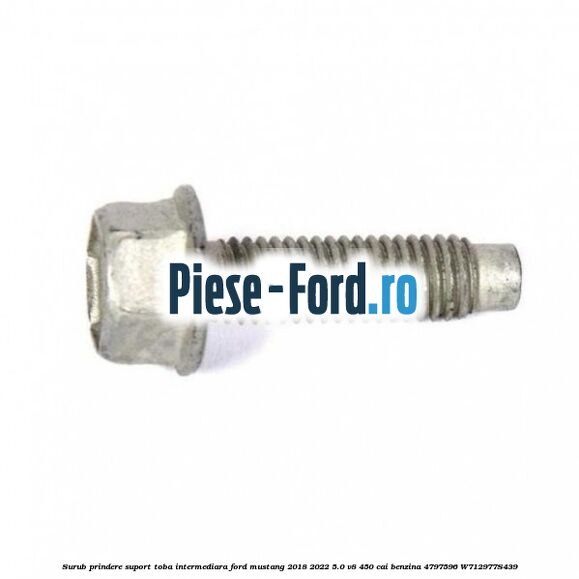 Surub prindere suport toba intermediara Ford Mustang 2018-2022 5.0 V8 450 cai benzina #551F527EA5