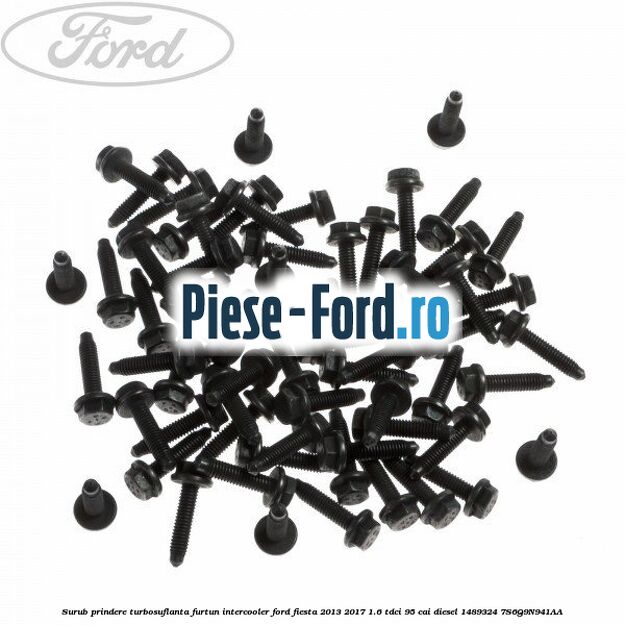 Surub prindere turbosuflanta, furtun intercooler Ford Fiesta 2013-2017 1.6 TDCi 95 cai diesel
