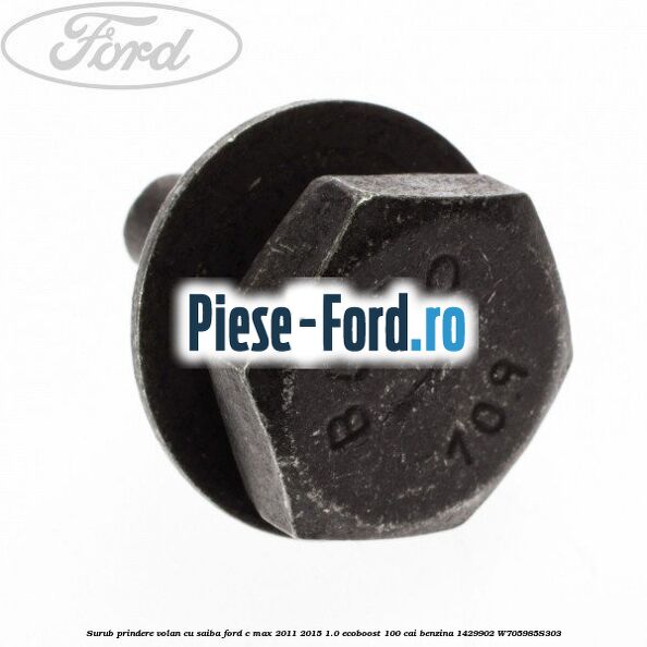 Surub prindere suport rulment intermediar planetara dreapta Ford C-Max 2011-2015 1.0 EcoBoost 100 cai benzina