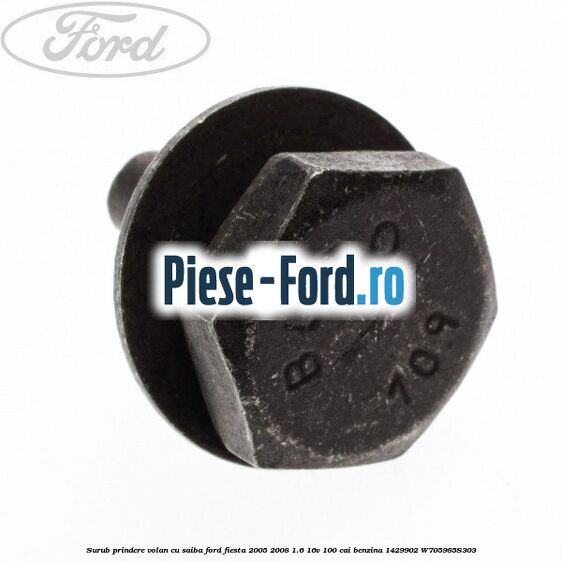 Surub prindere suport rulment intermediar planetara dreapta Ford Fiesta 2005-2008 1.6 16V 100 cai benzina