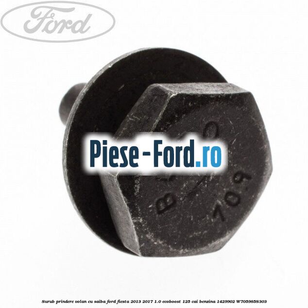 Surub prindere suport rulment intermediar planetara dreapta Ford Fiesta 2013-2017 1.0 EcoBoost 125 cai benzina