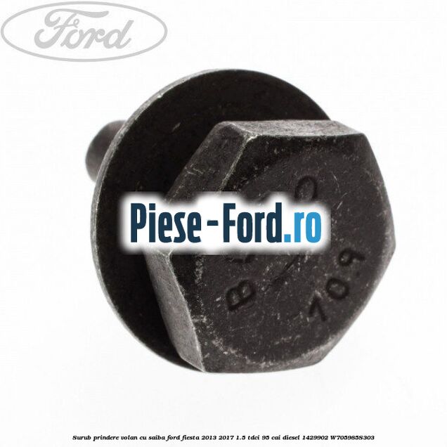 Surub prindere suport rulment intermediar planetara dreapta Ford Fiesta 2013-2017 1.5 TDCi 95 cai diesel