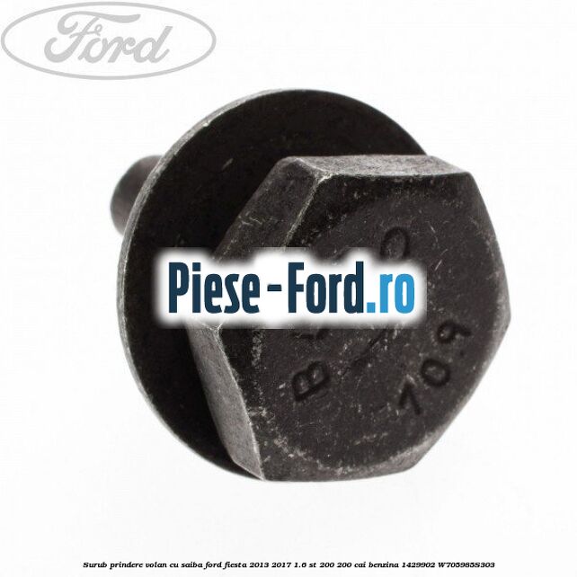 Surub prindere suport rulment intermediar planetara dreapta Ford Fiesta 2013-2017 1.6 ST 200 200 cai benzina