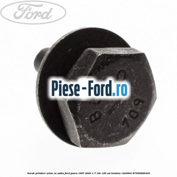 Surub prindere suport rulment intermediar planetara dreapta Ford Puma 1997-2003 1.7 16V 125 cai benzina