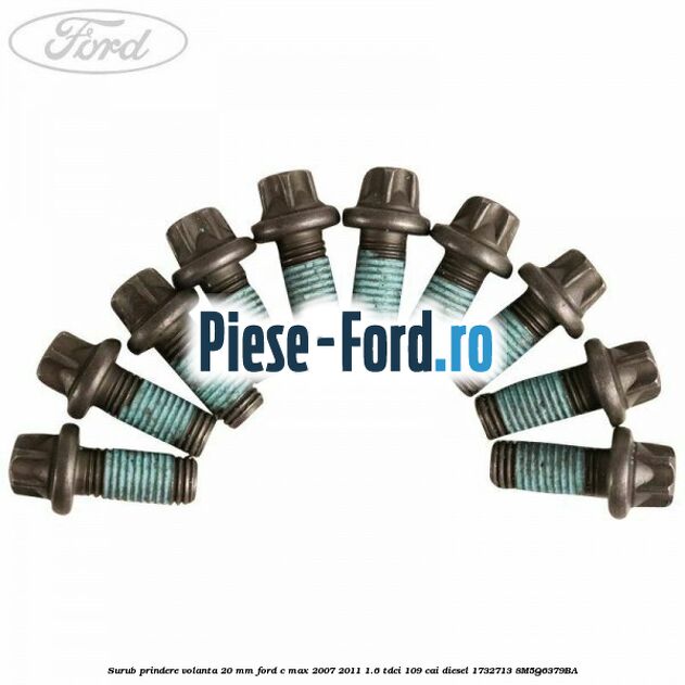 Surub prindere rulment presiune cu pasta blocatoare Ford C-Max 2007-2011 1.6 TDCi 109 cai diesel