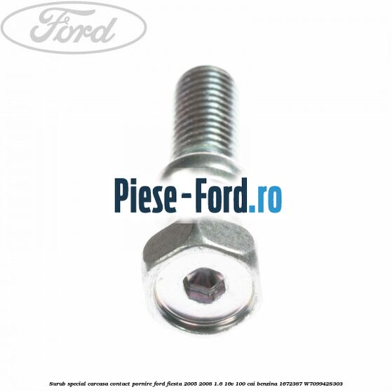 Surub scurt prindere suport brida bara stabilizatoare Ford Fiesta 2005-2008 1.6 16V 100 cai benzina