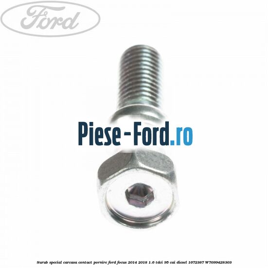 Surub scurt prindere suport brida bara stabilizatoare Ford Focus 2014-2018 1.6 TDCi 95 cai diesel
