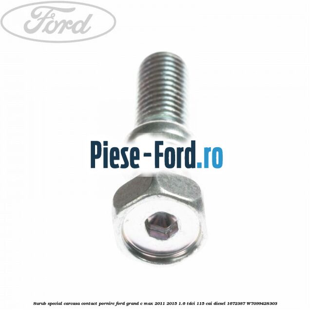 Surub scurt prindere suport brida bara stabilizatoare Ford Grand C-Max 2011-2015 1.6 TDCi 115 cai diesel