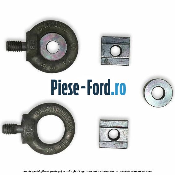 Surub special glisant portbagaj exterior Ford Kuga 2008-2012 2.5 4x4 200 cai  #A4CD6B5B57