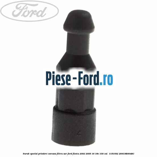 Surub special prindere carcasa filtru aer Ford Fiesta 2002-2005 1.6 16V 100 cai #1DF75EB469