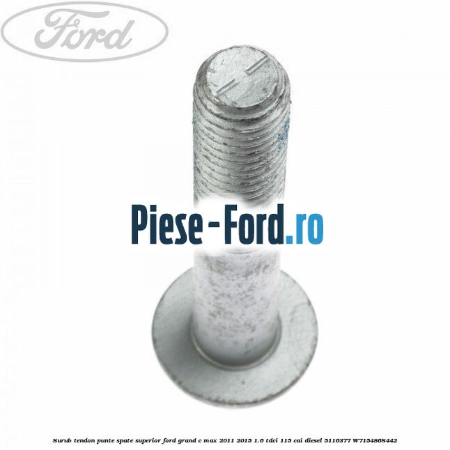 Surub prindere conducta flexibila frana fata Ford Grand C-Max 2011-2015 1.6 TDCi 115 cai diesel