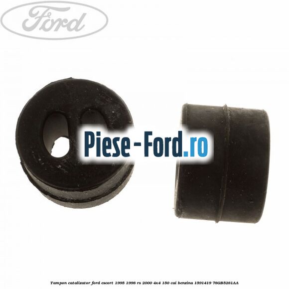 Tampon catalizator Ford Escort 1995-1998 RS 2000 4x4 150 cai benzina #924B3E9E09