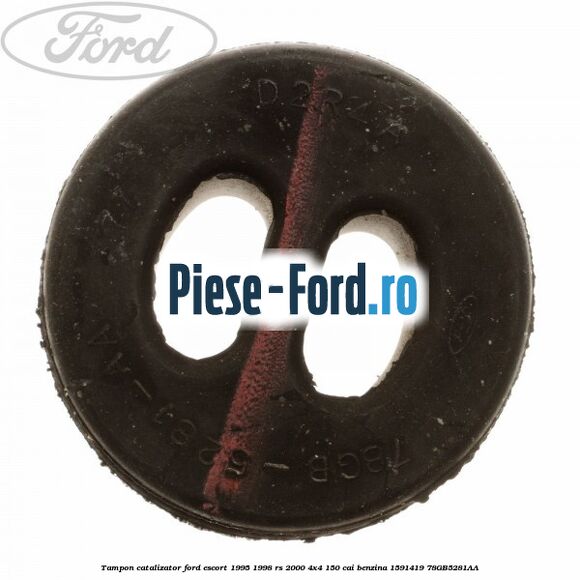 Tampon catalizator Ford Escort 1995-1998 RS 2000 4x4 150 cai benzina #924B3E9E09