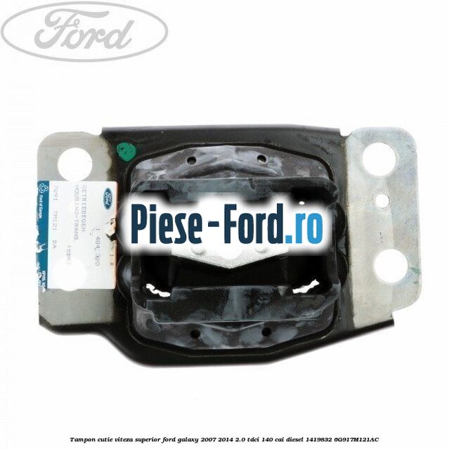 Surub prindere tampon motor dreapta, suport motor metalic Ford Galaxy 2007-2014 2.0 TDCi 140 cai diesel