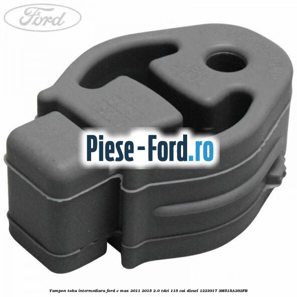 Tampon toba intermediara Ford C-Max 2011-2015 2.0 TDCi 115 cai diesel