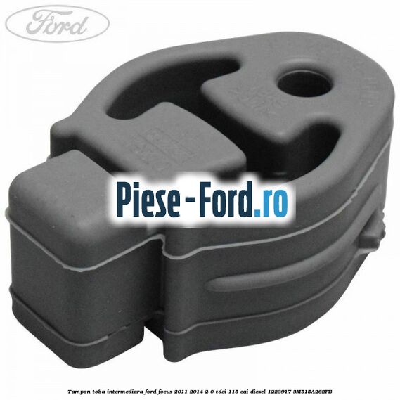Tampon toba intermediara Ford Focus 2011-2014 2.0 TDCi 115 cai diesel