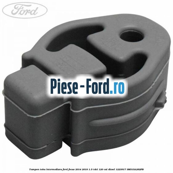 Protectie termica toba intermediara Ford Focus 2014-2018 1.5 TDCi 120 cai diesel