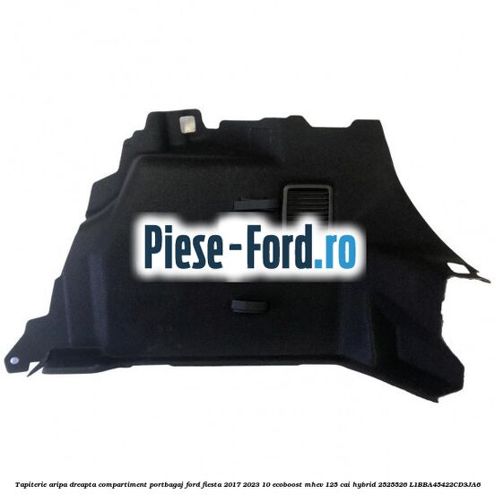 Tapiterie aripa dreapta compartiment portbagaj Ford Fiesta 2017-2023 1.0 EcoBoost mHEV 125 cai #EB8F408849
