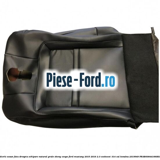 Tapiterie scaun fata dreapta echipare natural grain ebony coupe Ford Mustang 2015-2018 2.3 EcoBoost 314 cai #DAD85695F0 Tapiterie scaun fata dreapta echipare natural grain ebony coupe Ford Mustang 2015-2018 2.3 EcoBoost 314 cai benzina #DAD85695F0