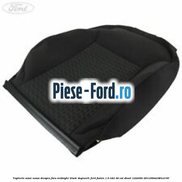 Suport panou metalic sezut scaun spate stanga Ford Fusion 1.6 TDCi 90 cai diesel
