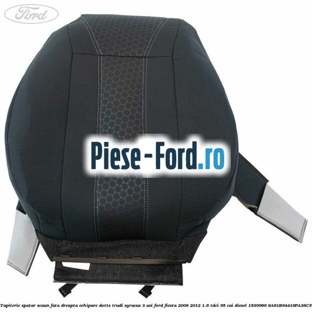 Tapiterie spatar scaun fata dreapta echipare dotts trudi soho 3 usi fara airbag Ford Fiesta 2008-2012 1.6 TDCi 95 cai diesel