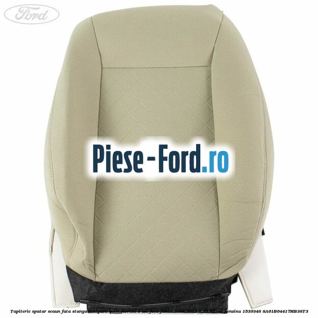 Tapiterie spatar scaun fata stanga echipare quilt florida 3 usi Ford Fiesta 2008-2012 1.25 82 cai benzina