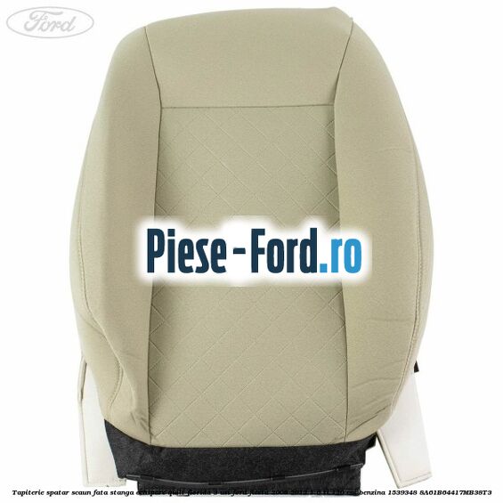 Tapiterie spatar scaun fata stanga echipare quilt florida 3 usi Ford Fiesta 2008-2012 1.6 Ti 120 cai benzina
