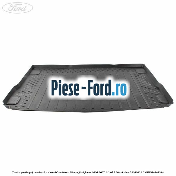 Tavita portbagaj, cauciuc 5 usi combi inaltime 25 mm Ford Focus 2004-2007 1.6 TDCi 90 cai diesel #CF979C5660