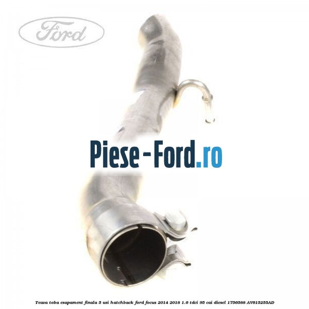 Tampon toba finala Ford Focus 2014-2018 1.6 TDCi 95 cai diesel