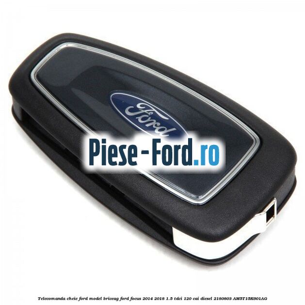 Ornament cromat buton Ford Power Ford Focus 2014-2018 1.5 TDCi 120 cai diesel