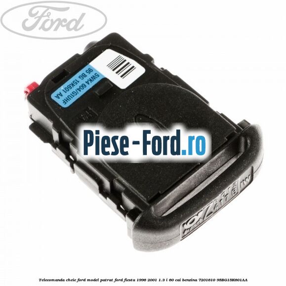 Telecomanda cheie Ford model patrat Ford Fiesta 1996-2001 1.3 i 60 cai benzina #3F48151179