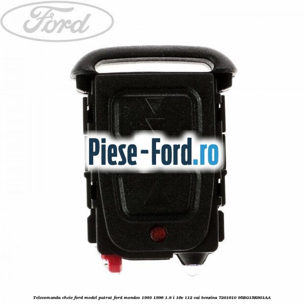 Telecomanda cheie Ford model patrat Ford Mondeo 1993-1996 1.8 i 16V 112 cai benzina