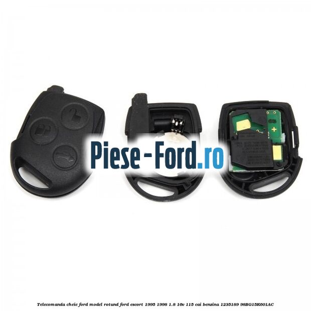 Telecomanda cheie Ford model rotund Ford Escort 1995-1998 1.8 16V 115 cai benzina #CA2CA41895