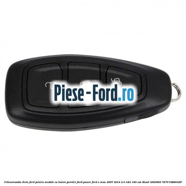 Telecomanda cheie Ford pentru modele cu buton pornire Ford Power Ford S-Max 2007-2014 2.0 TDCi 163 cai diesel