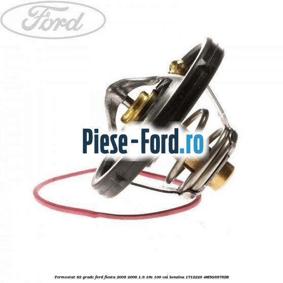 Termostat 82 grade Ford Fiesta 2005-2008 1.6 16V 100 cai benzina #440073E353