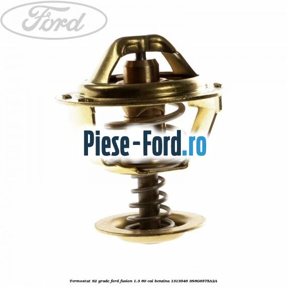 Garnitura termostat premium pe bloc motor Ford Fusion 1.3 60 cai benzina