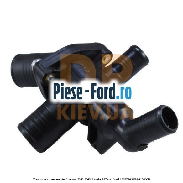 Termostat cu carcasa Ford Transit 2000-2006 2.4 TDCi 137 cai diesel #0C0996F0F4