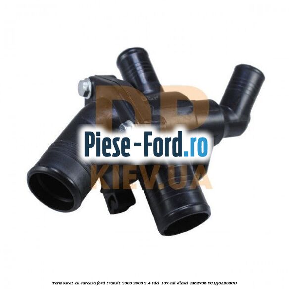 Termostat cu carcasa Ford Transit 2000-2006 2.4 TDCi 137 cai diesel #0C0996F0F4