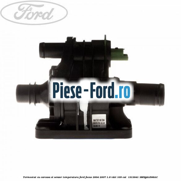 Termostat cu carcasa si senzor temperatura Ford Focus 2004-2007 1.6 TDCi 109 cai  #C59AABDD3E