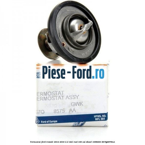 Prezon prindere conducta carcasa termostat Ford Transit 2014-2018 2.2 TDCi RWD 100 cai diesel