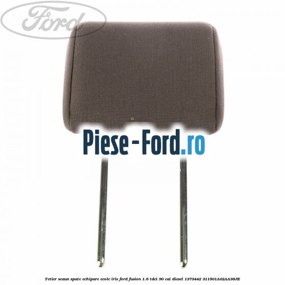 Tapiterie spatar scaun stanga spate metropolitan medium flint Ford Fusion 1.6 TDCi 90 cai diesel