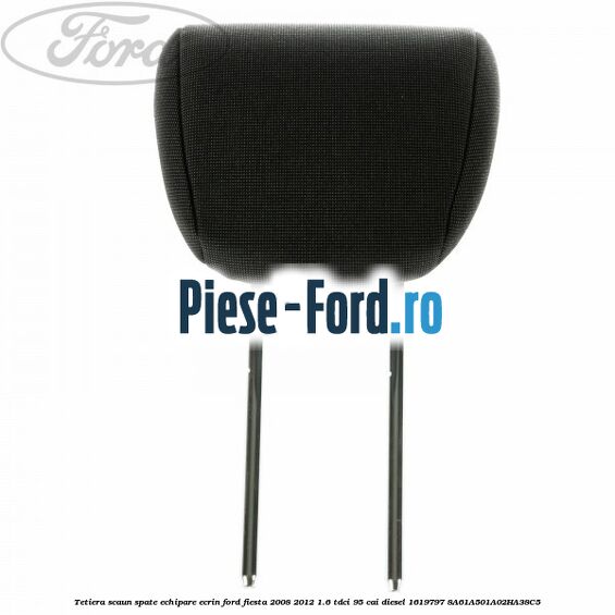 Tetiera scaun spate echipare ecrin Ford Fiesta 2008-2012 1.6 TDCi 95 cai diesel