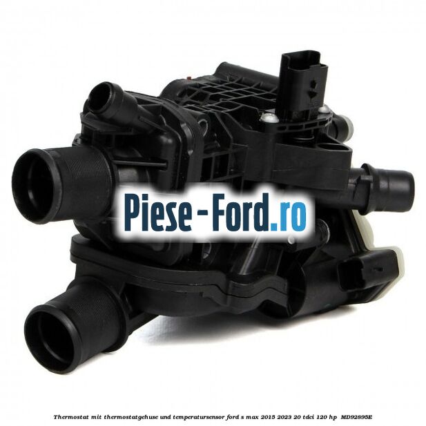 Thermostat mit Thermostatgehäuse und Temperatursensor Ford S-Max 2015-2023 2.0 TDCi 120 HP #D5BF676466
