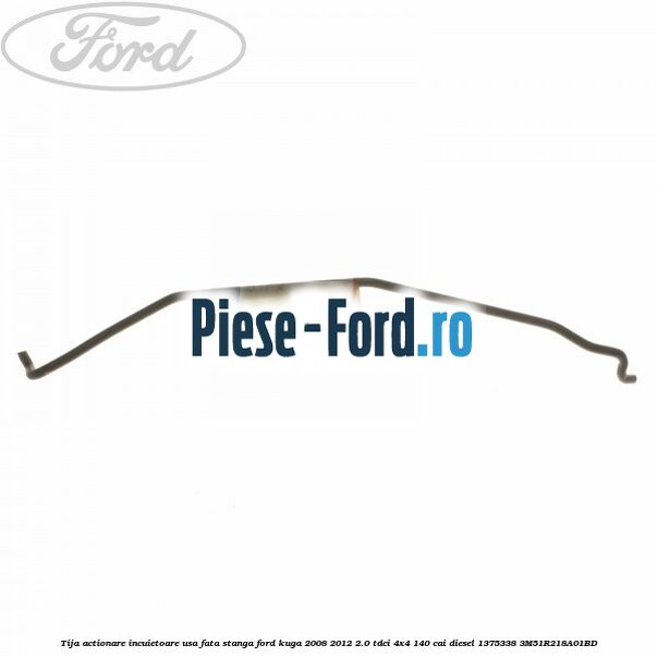 Tija actionare incuietoare usa fata dreapta Ford Kuga 2008-2012 2.0 TDCI 4x4 140 cai diesel